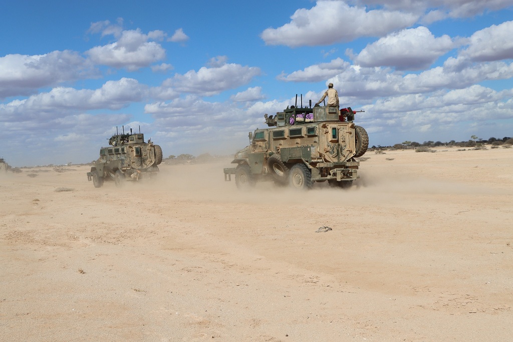 Ciidamada oo ka baxay dhul laga saaray Shabaab.jpg